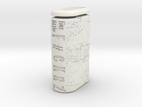 TLF# - Battery Case - 21700 in White Natural Versatile Plastic