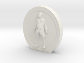 Cosmiton Fashion M - George Washington - 40 mm in White Natural Versatile Plastic