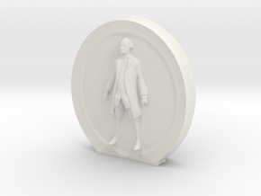 Cosmiton Fashion M - George Washington - 45 mm in White Natural Versatile Plastic