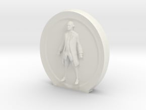 Cosmiton Fashion M - George Washington - 55 mm in White Natural Versatile Plastic