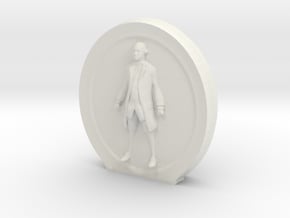 Cosmiton Fashion M - George Washington - 60 mm in White Natural Versatile Plastic