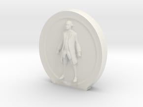 Cosmiton Fashion M - George Washington - 70 mm in White Natural Versatile Plastic
