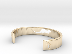 Otter Bracelet in 14k Gold Plated Brass: Large