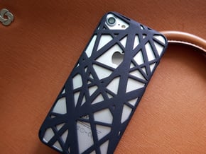 iPhone 7 & 8 Case_Intersection in Black Natural Versatile Plastic