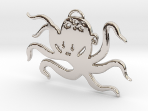 Octopus Pendant in Platinum