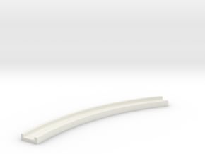 Motorway 1 Curve 1:1000 scale in White Natural Versatile Plastic