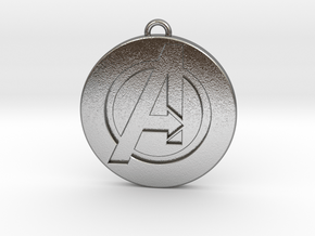 Keychain - Necklace - Avengers in Natural Silver