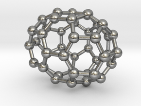 0667 Fullerene c44-39 c2v in Natural Silver