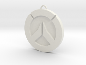 Overwatch Medallion  in White Natural Versatile Plastic