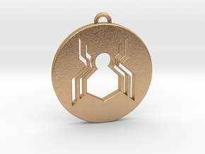 Keychain - Necklace - Spiderman in Natural Bronze