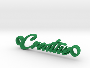 Creative Pendant - Vivid Colors in Green Processed Versatile Plastic