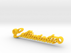 Enthusiastic Pendant - Vivid Colors in Yellow Processed Versatile Plastic