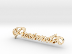 Passionate Pendant - Metal in 14k Gold Plated Brass