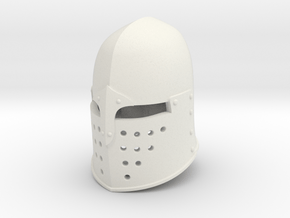 Sugar Loaf Helm (Full) in White Natural Versatile Plastic: Small