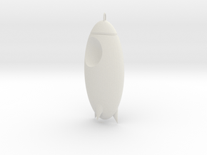火箭.stl in White Natural Versatile Plastic