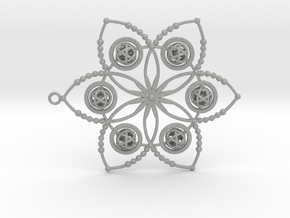 Crop circle pendant 2 (modified design for steel p in Aluminum