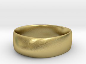 Ring13 - 17cm in Natural Brass