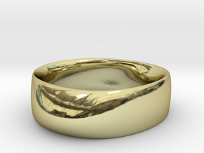 Ring13 - 17cm in 18k Gold Plated Brass