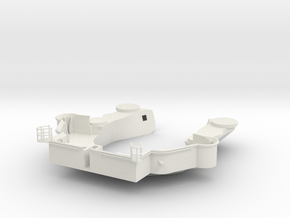 1/72 Yamato superstructures part9 (Signal Deck) in White Natural Versatile Plastic