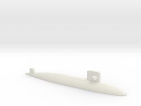 Yūshio-class submarine, 1/2400 in White Natural Versatile Plastic