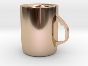 Mug in 14k Rose Gold Plated Brass