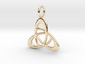 tri in 14K Yellow Gold
