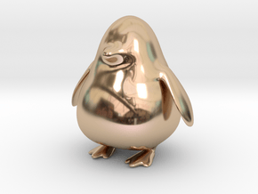 Punge the Penguin in 14k Rose Gold Plated Brass