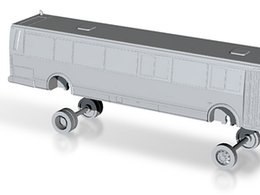 HO Scale Bus Flxible Metro D GGT 1400s in Tan Fine Detail Plastic