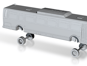 HO Scale Bus Flxible Metro D NJT 3700s in Tan Fine Detail Plastic