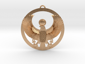 Horus-Ra Pendant 1.6" in Natural Bronze