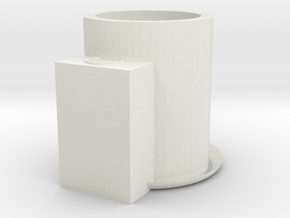 candle holder in White Natural Versatile Plastic