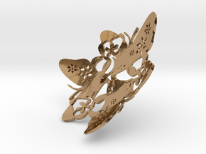 Butterfly Bowl 1 - d=8cm in Polished Brass