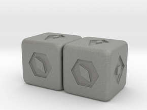 Han Solo's Sabacc Lucky Dice - Double in Gray PA12