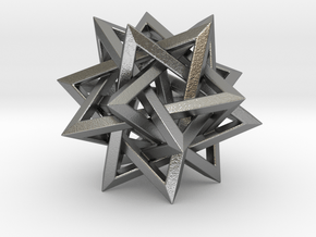 Five Tetrahedra in Natural Silver: Small