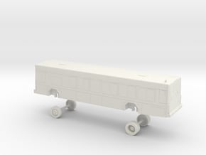 HO Scale Bus Gillig Low Floor VTA 1000s in White Natural Versatile Plastic