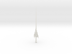 1/3rd Scale Weiss type Rapier in White Natural Versatile Plastic