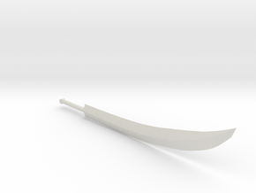 1/3rd Scale Inuyasha's sword Tetsusaiga in White Natural Versatile Plastic