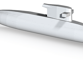 Walrus-class submarine, Full Hull, 1/1800 in Tan Fine Detail Plastic