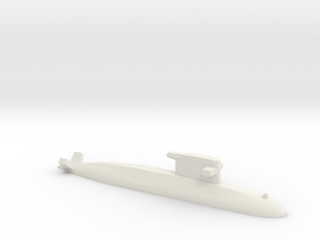 Walrus-class submarine, 1/1800 in White Natural Versatile Plastic