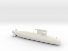 Walrus-class submarine, Full Hull, 1/2400 in White Natural Versatile Plastic
