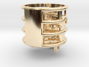 Windu Elite - Chamber (Part 3/8) in 14k Gold Plated Brass