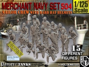 1/125 Merchant Navy Set504 in Tan Fine Detail Plastic
