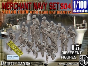 1/100 Merchant Navy Set504 in Tan Fine Detail Plastic
