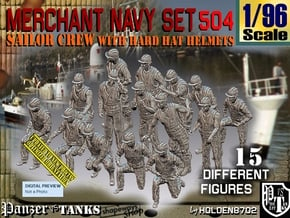 1/96 Merchant Navy Set504 in Tan Fine Detail Plastic