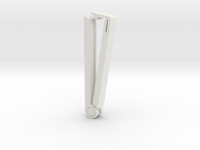 Bag Clip | Lenght - 60mm in White Premium Versatile Plastic