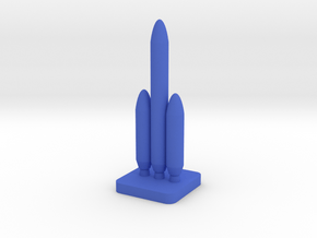 Mini Space Program, Delta 4 Heavy in Blue Processed Versatile Plastic