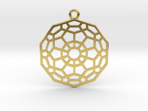 Hyper Dodecahedron in Polished Brass