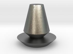 vase in Natural Silver: Medium