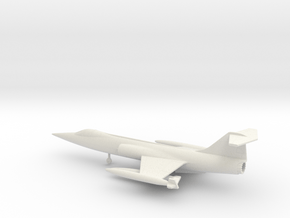 Lockheed F-104C Starfighter in White Natural Versatile Plastic: 1:160 - N