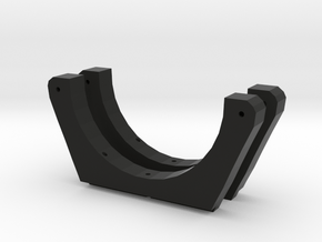 Saddle Mount with Brackets revised new in Black Natural Versatile Plastic